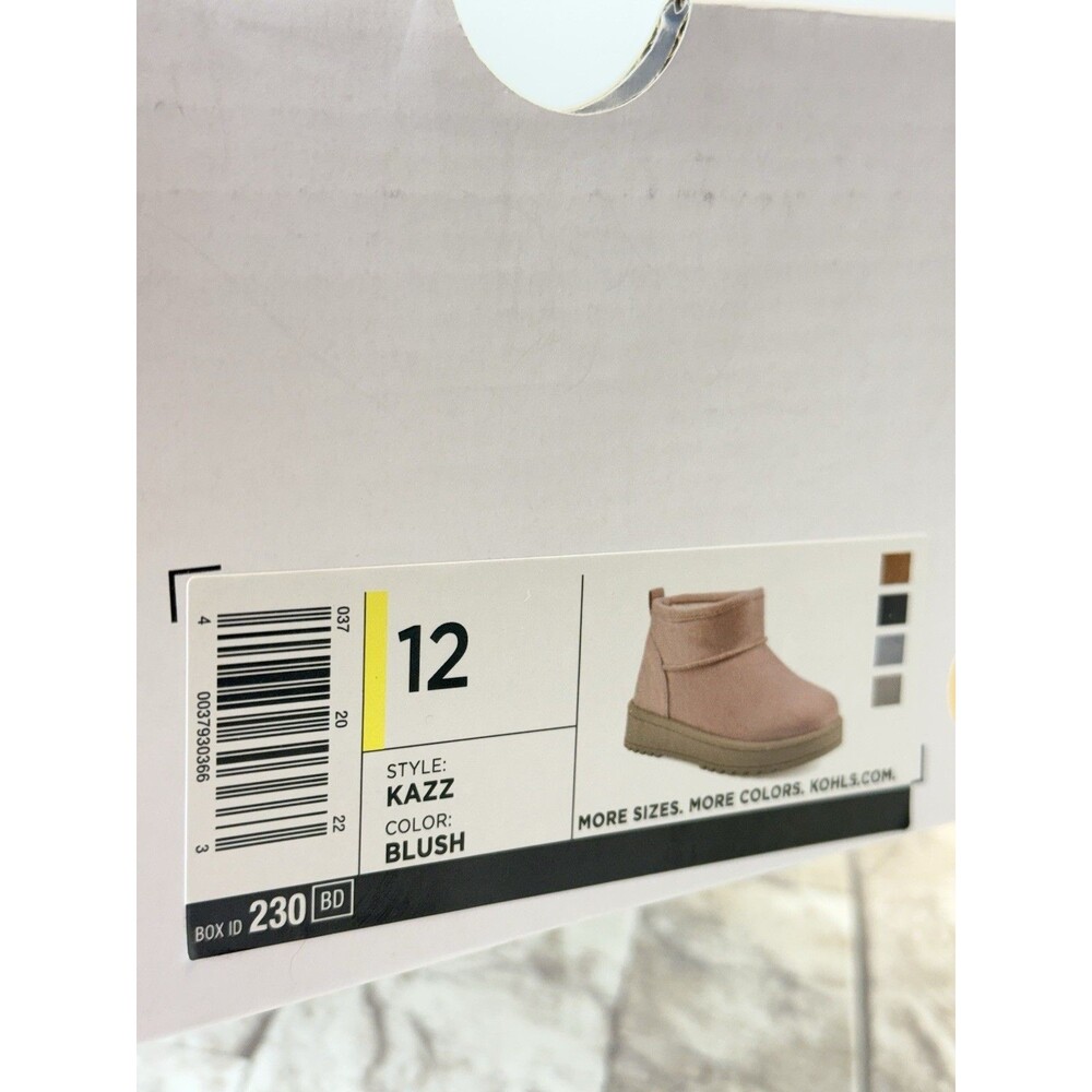 Sonoma Goods For Life Girl's Kazz Ankle Boots JL3 Cognac Size 12M - Picture 12 of 12